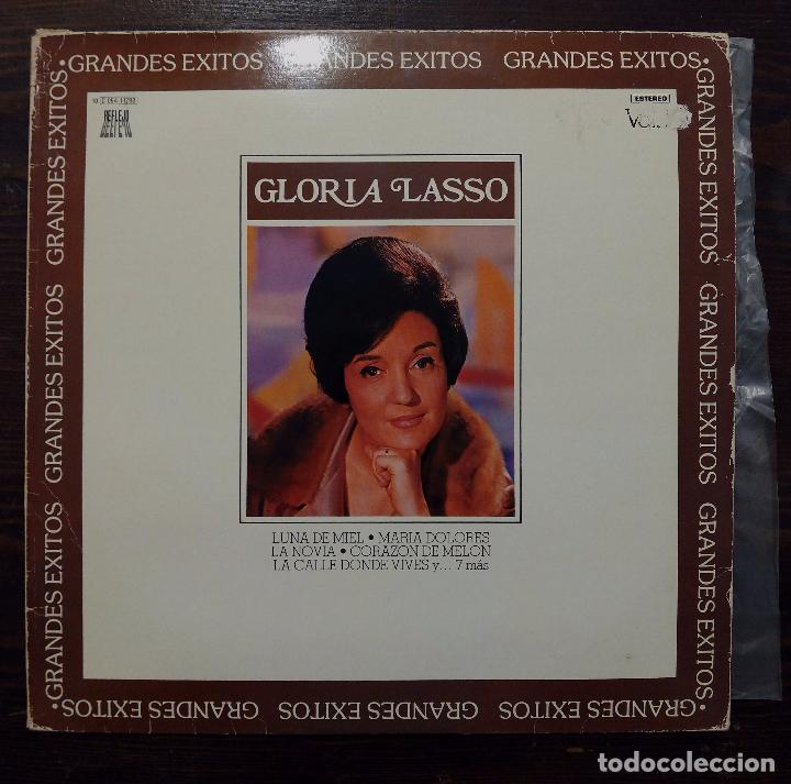 Discos de vinilo: LP GLORIA LASSO GRANDES &Eacute;XITOS - EMI 1977. - Foto 1