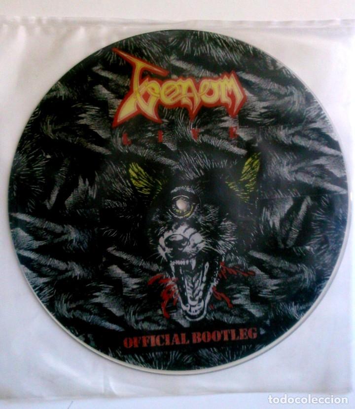 Discos de vinilo: Venom Official Bootleg Picture disc - Foto 1