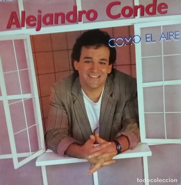 Discos de vinilo: ALEJANDRO CONDE - COMO EL AIRE LP SPAIN 1989 - Foto 1