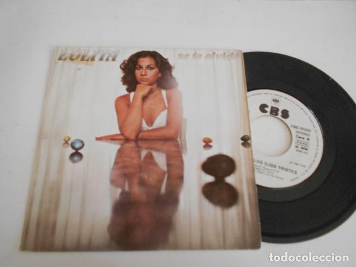Disques de vinyle: LOLITA-SINGLE SE TE OLVIDO-PROMO