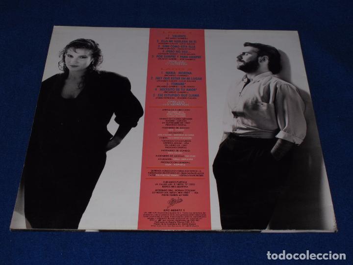 Discos de vinilo: PIMPINELA - VALIENTE - LP EPIC 1987 - Foto 3