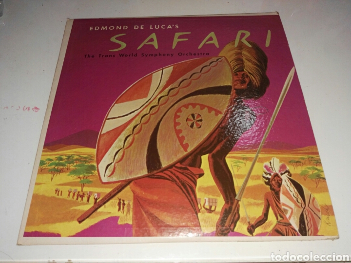 Disques de vinyle: Edmond de Luca's The trans world symphony orchestra- LP Safari- Somerset USA 4