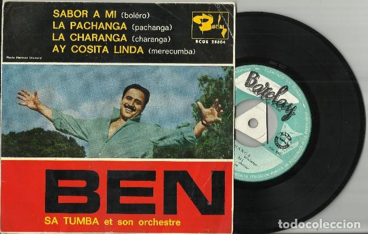 Discos de vinilo: ben ep la pachanga + 3 1961 - Foto 1