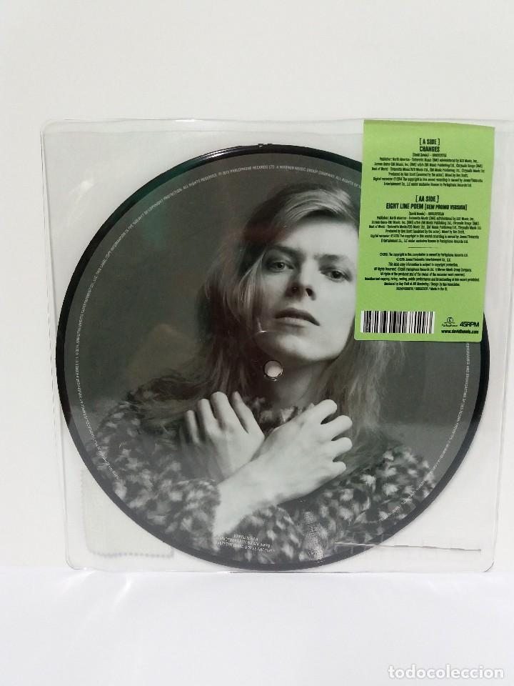 Discos de vinilo: SINGLE ** DAVID BOWIE ** CHANGES ** COVER/ MINT (M) ** SINGLE/ MINT (M) 2015 - Foto 2