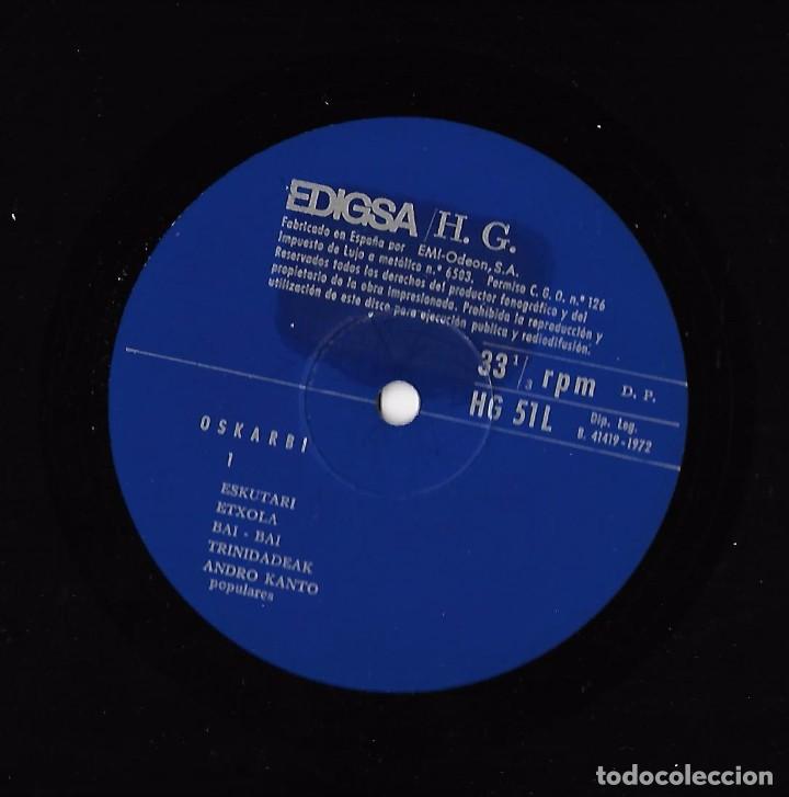 Discos de vinilo: OSKARBI: ESKUTARI. ROCK PROGRESIVO / FOLK VASCO - Foto 4