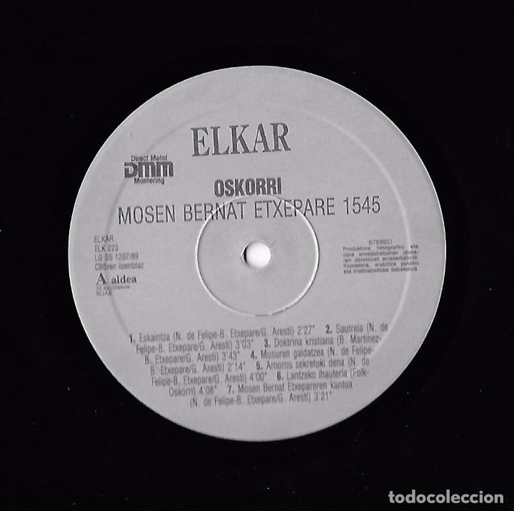 Discos de vinilo: OSKORRI: BADOK HAMAHIRU - FOLK VASCO - Foto 4