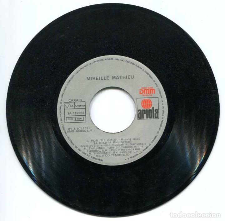 Discos de vinilo: DISCO EP 45 RPM - MIREILLE MATHIEU (EMBRUJO) - Foto 2