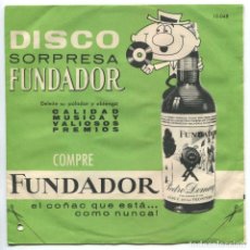 Discos de vinilo: DISCO EP 45 RPM - DISCO SORPRESA FUNDADOR / EXITOS DE ACTUALIDAD (10.048)