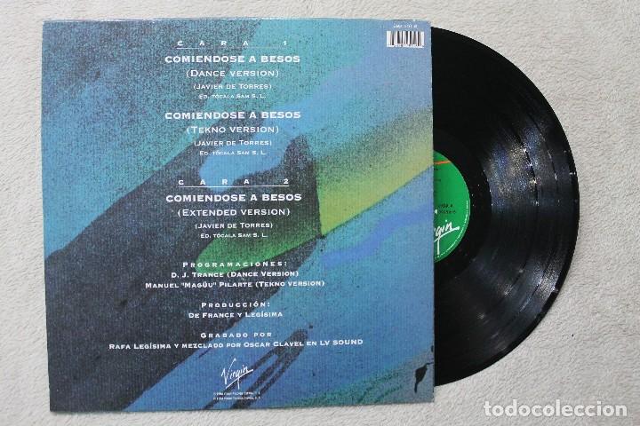 Discos de vinilo: EL COMPROMISO COMIENDOSE A BESOS MAXI SINGLE VINILO MADE IN SPAIN 1994 - Foto 2