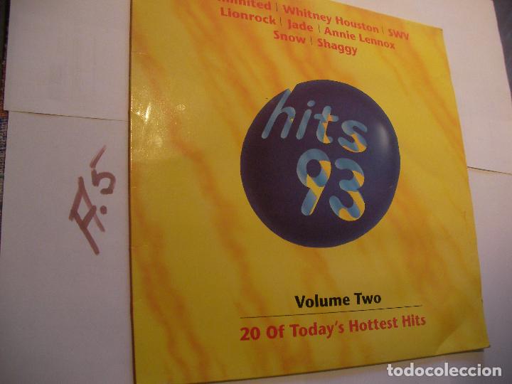 Disques de vinyle: LP DISCO VINILO HITS 93 - ENVIO INCLUIDO A ESPA&Ntilde;A
