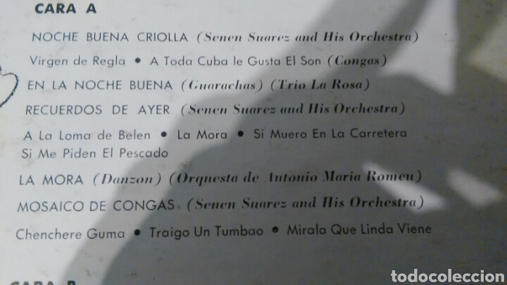 Discos de vinilo: Noche buena bailable cubana lp - Foto 2