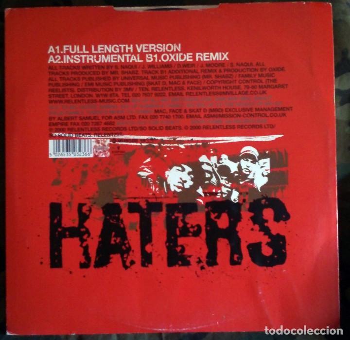 Discos de vinilo: So Solid Crew Presents Mr. Shabz Featuring MBD And The Reelists - Haters - Foto 2