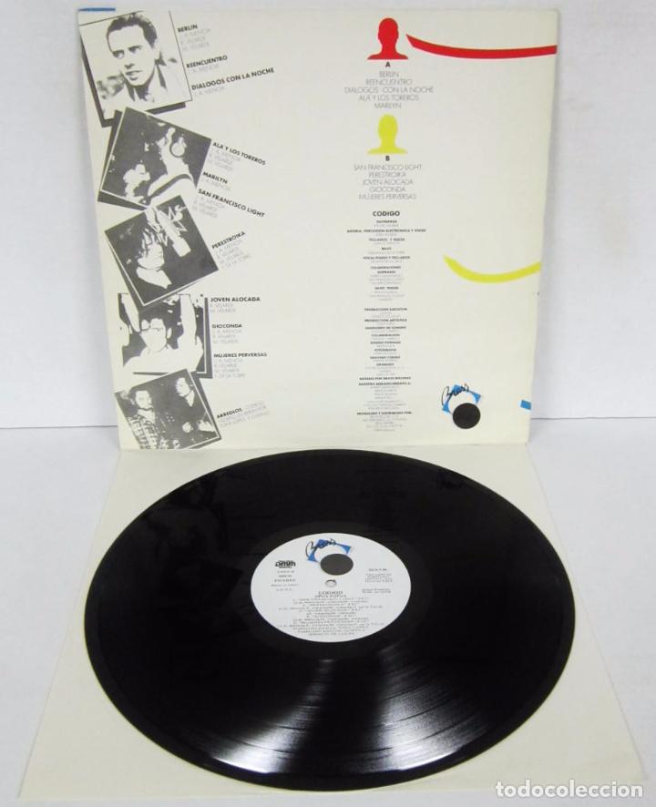 Discos de vinilo: CODIGO - OPUS POPUS - LP - BRASS 1987 SPAIN - PROMO - Foto 3