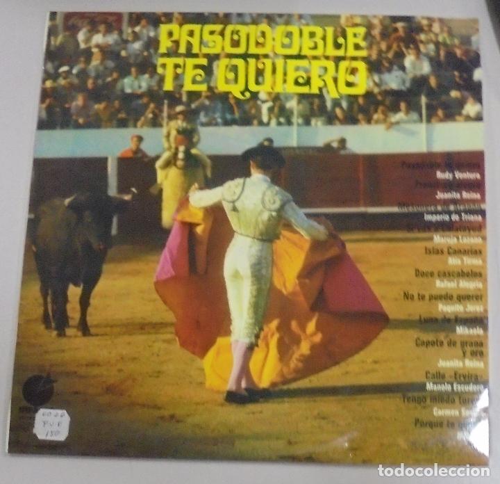 Disques de vinyle: LP. PASODOBLE TE QUIERO. EDICIONES SONOTAS. 1974
