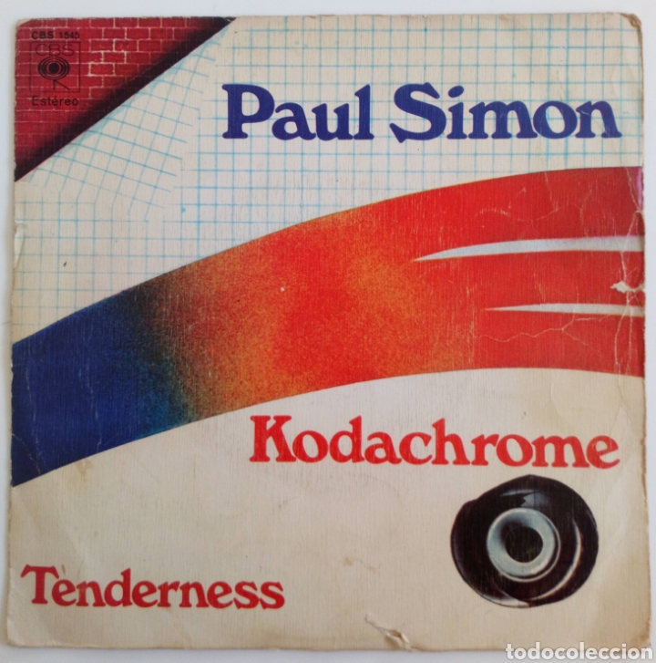 Discos de vinilo: PAUL SIMON 1973 KODACHROME SINGLE CBS. ESPA&Ntilde;A - Foto 1