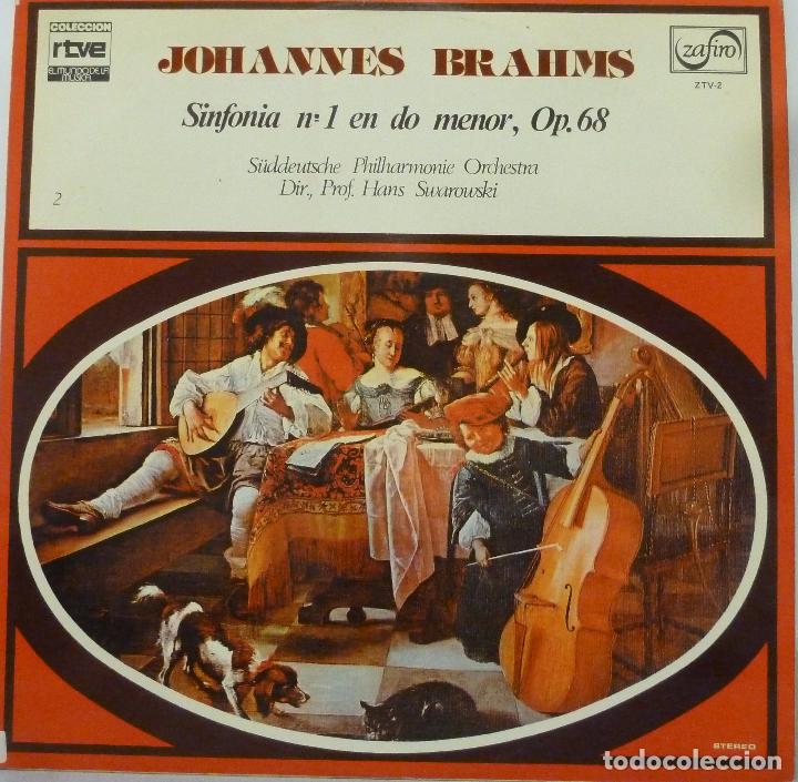 Discos de vinilo: BRAHMS - SINFONIA N&ordm; 1 - Foto 1