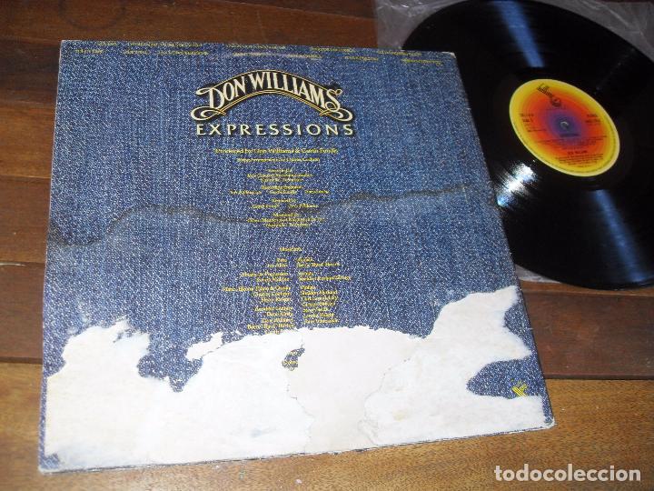 Discos de vinilo: DON WILLIAMS - LP  EXPRESSIONS  - MADE IN SPAIN 1978 - Foto 2