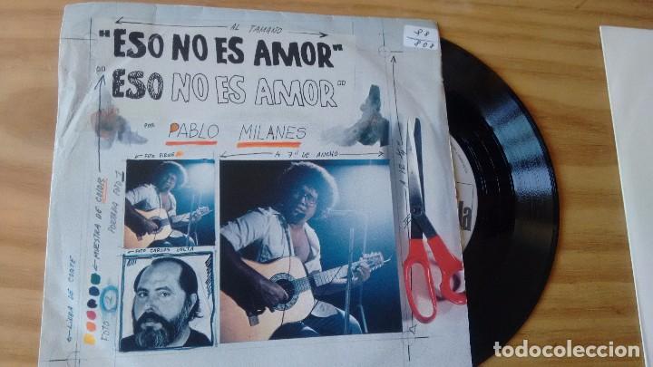 Discos de vinilo: SINGLE VINILO) DE  PABLO MILAN&Eacute;S A&Ntilde;OS 80 - Foto 1