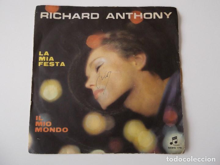 Discos de vinilo: RICHARD ANTHONY - La mia festa - Foto 1
