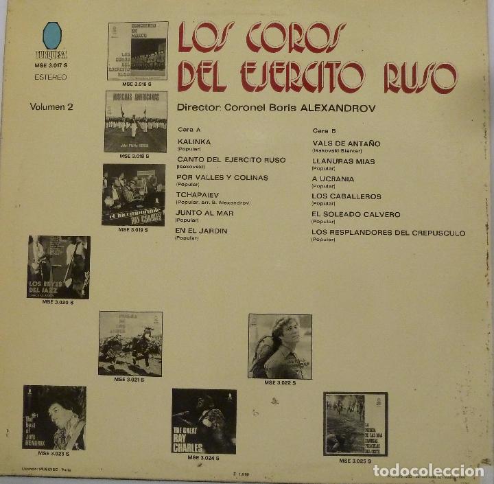 Discos de vinilo: LOS COROS DEL EJERCITO RUSO - Foto 2