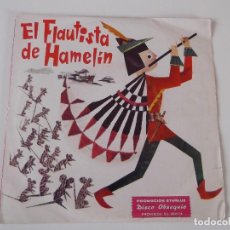 Discos de vinilo: EL FLAUTISTA DE HAMELIN - CUENTO INFANTIL