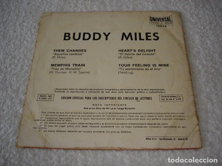 Discos de vinilo: BUDDY MILES. EP.: THEM CHANGES + 3 - EP - PERGOLAS 1971 - Foto 3