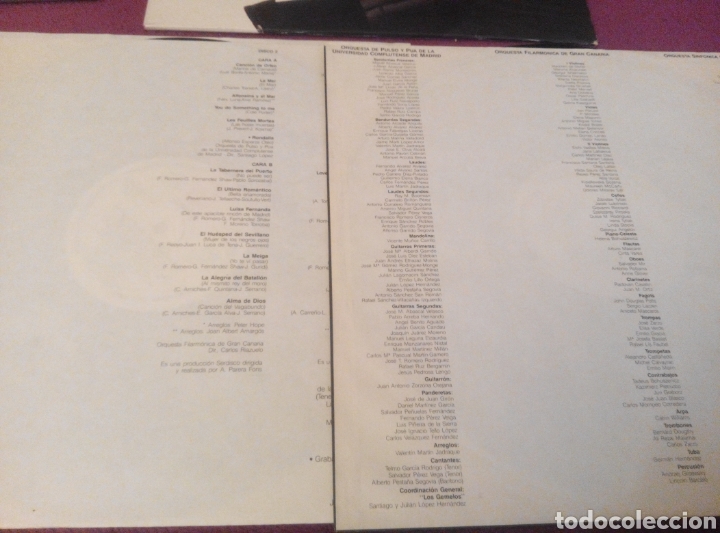 Discos de vinilo: ALFREDO KRAUS. CON EL CORAZ&Oacute;N DOBLE LP - Foto 3