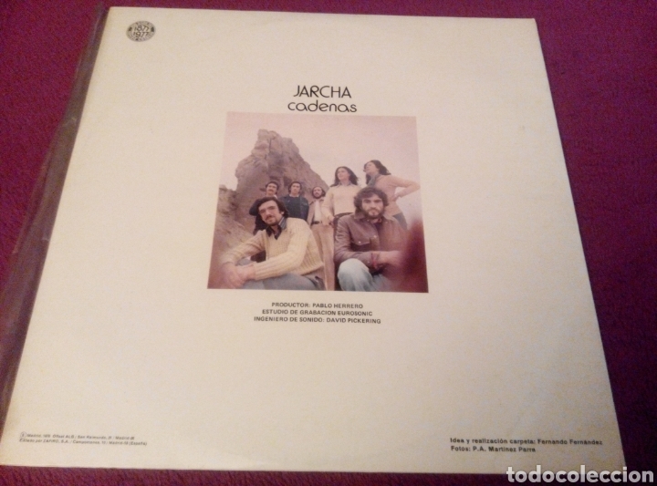 Discos de vinilo: JARCHA. CADENAS LP - Foto 2