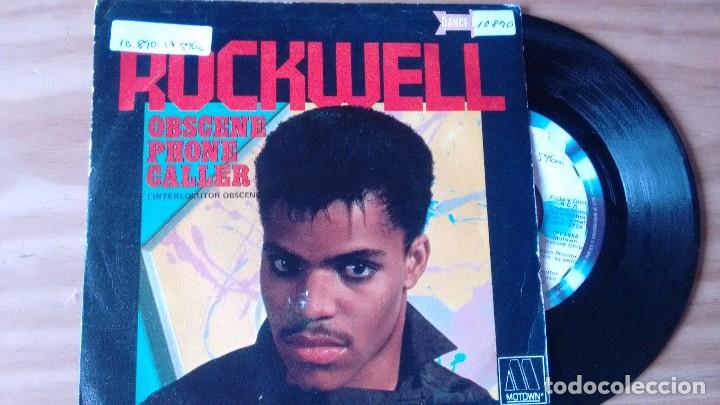 Discos de vinilo: SINGLE (VINILO) DE ROCKWELL A&Ntilde;OS 80 - Foto 1
