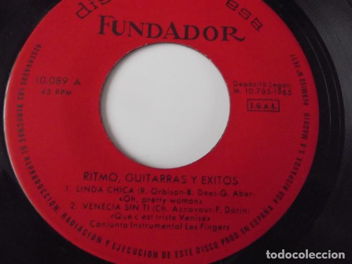 Discos de vinilo: LES FINGERS - Ritmo, guitarras y exitos - Foto 4