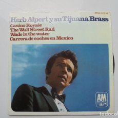 Discos de vinilo: HERB ALPERT Y TIJUANA BRASS ''CASINO ROYALE'' AÑO 1967 VINILO DE 7'' EPS. Lote 102090079