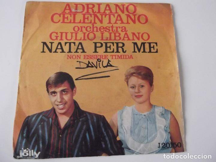 Discos de vinilo: ADRIANO CELENTANO - Nata per me - Foto 1