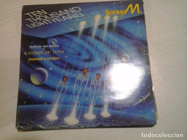 Discos de vinilo: boney m  - ten thousand lightyears LP - Foto 1