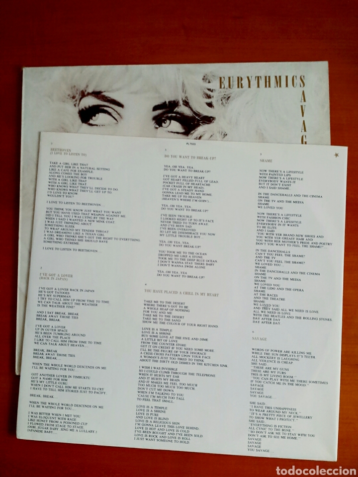 Discos de vinilo: Savage - Eurythmics - Foto 4
