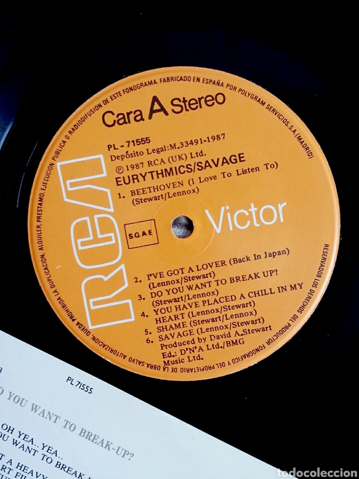 Discos de vinilo: Savage - Eurythmics - Foto 5