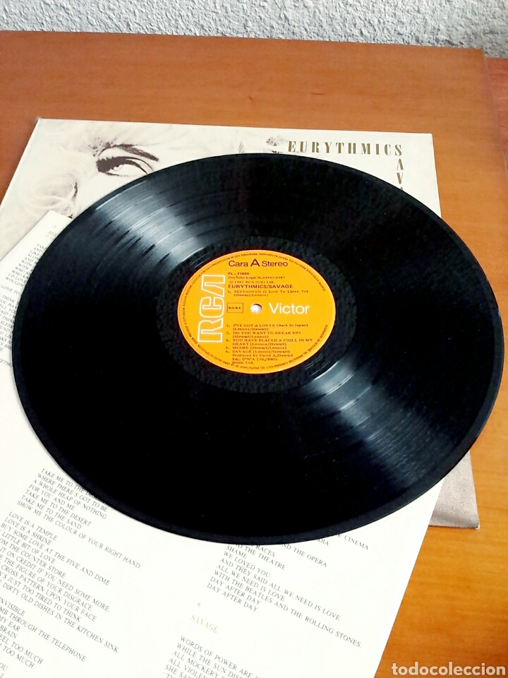 Discos de vinilo: Savage - Eurythmics - Foto 6