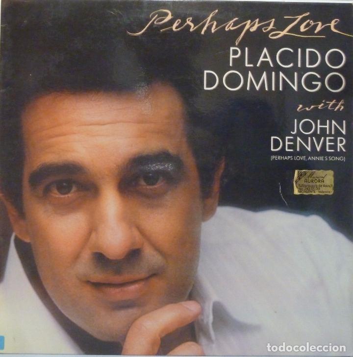 PERHAPS LOVE - PLACIDO DOMINGO & JOHN DENVER (Música - Discos - LP Vinilo - Clásica, Ópera, Zarzuela y Marchas)