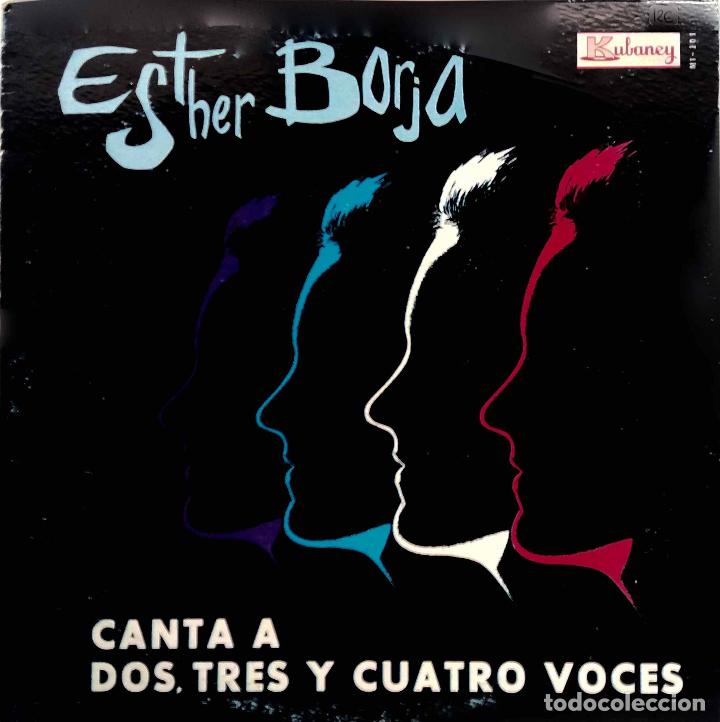 Disques de vinyle: ESTHER BORJA CANTA A DOS, TRES Y CUATRO VOCES. LP HIELESH FLO