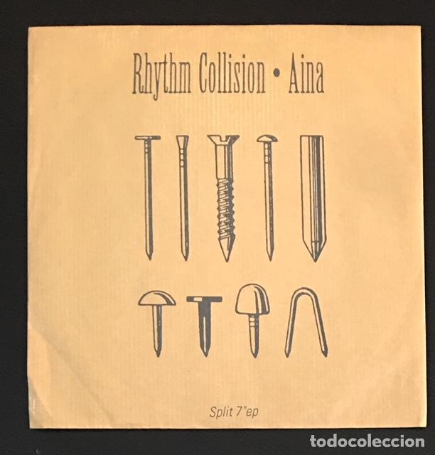 Discos de vinilo: single ep vinilo aina split con rhythm collision - bcore disc - post hardcore punk - Foto 1