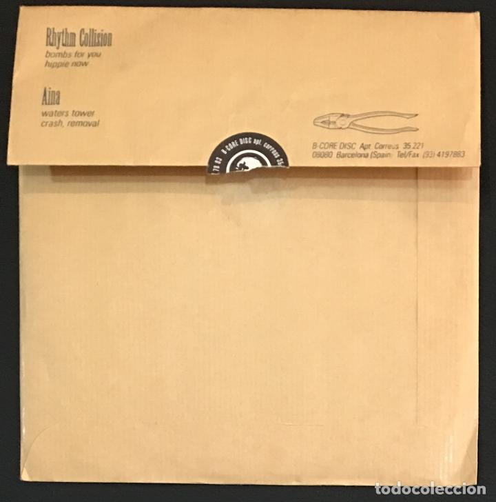 Discos de vinilo: single ep vinilo aina split con rhythm collision - bcore disc - post hardcore punk - Foto 2