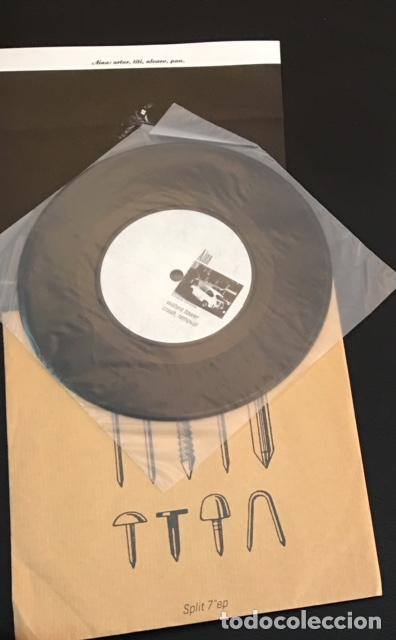 Discos de vinilo: single ep vinilo aina split con rhythm collision - bcore disc - post hardcore punk - Foto 3