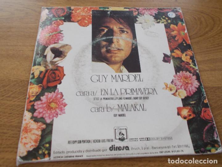 Discos de vinilo: GUY MARDEL. EN LA PRIMAVERA. - Foto 2