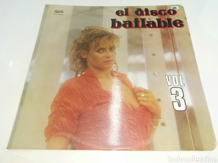 Disques de vinyle: LP El disco bailable vol. 3- Unico varios artistas- Talento 1988 Hecho en Colombia 4