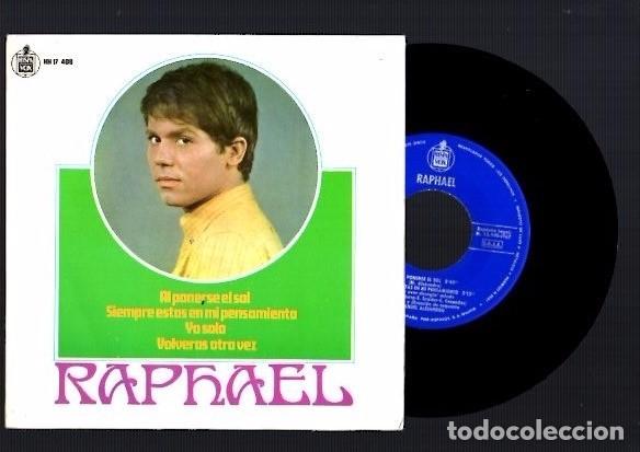 Discos de vinilo: RAPHAEL - HISPA VOX  HH 17-408 / 1967 - Foto 1