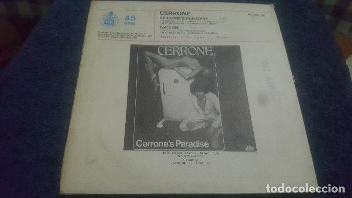 Discos de vinilo: CERRONE Cerrones paradise-take me - Foto 3