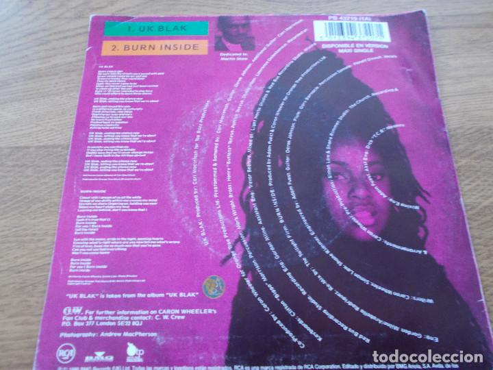 Discos de vinilo: CARON WHEELER. UK BLAK. BURN INSIDE - Foto 2