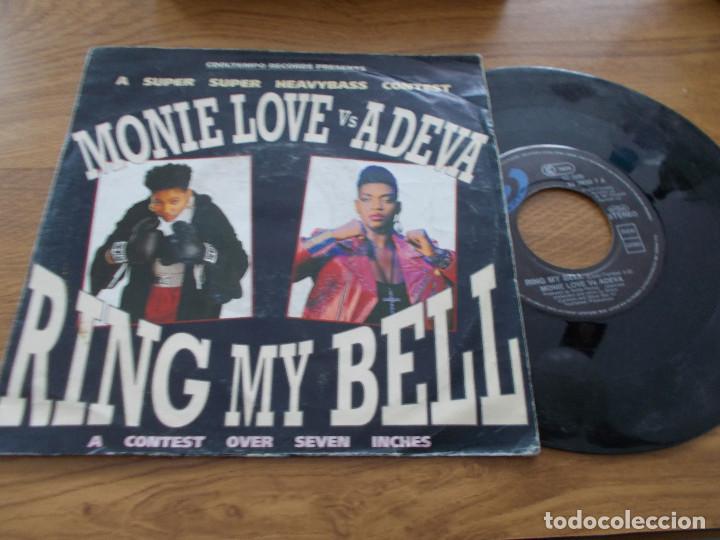 Discos de vinilo: MONIE LOVE. vs ADEVA. RING MY BELL. - Foto 1