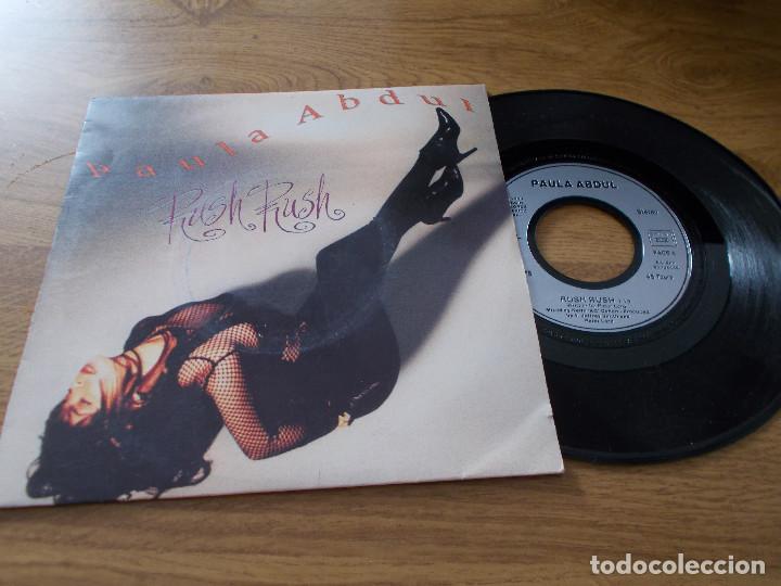Discos de vinilo: PAULA ABDUI. RUSH RUSH. - Foto 1