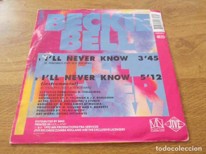 Discos de vinilo: BECKIE BELL. I&acute;LL NEVER KNOW. - Foto 2