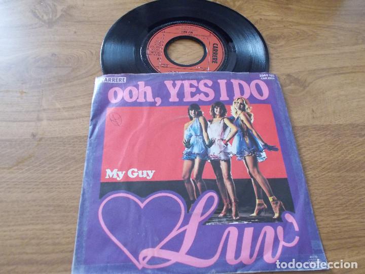 Discos de vinilo: LUV. OOH YES I DO. MY GUY. - Foto 1